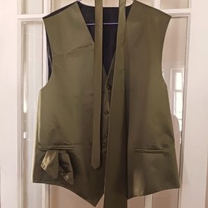 Men's 2XL Olive Green Vest
